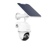 Reolink 5MP Camara Vigilancia WiFi Exterior Bateria Solar, Argus PT 5MP Cámara de Vigilancia 360° con Panel Solar, Cámara IP Sin Cable con Detección Smart, Cloud, Audio de 2 Via, Compatible con Alexa