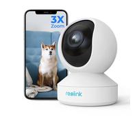 Reolink 5MP Camara Vigilancia WiFi Interior con PTZ, Seguimiento Automático, Detección de Personas/Mascotas/Llanto, 2,4/5GHz WiFi, Camara Vigilancia Bebe, Audio Bidireccional, Modo Privacidad, E1 Zoom