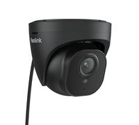 Reolink 5MP PoE Camara Vigilancia Exterior con Detección Personas/Vehículos IP Domo Cámara Seguridad IP67 Impermeable, Grabación de Audio, con Ranura para Tarjeta SD RLC-520A Negro