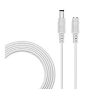 Reolink Cable Extensión Alimentación Blanco 4,5m para Cámara Seguridad | Diseñado para TrackMix WiFi, Duo 2 WiFi, E1 Outdoor, CX410W, 510WA, 811WA, FE-W, 823S1W, RLK12-500WB4/800WB4