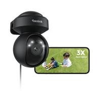 Reolink Camara Vigilancia WiFi Exterior 4K 8MP PTZ, E1 Outdoor Pro Negro | Cámara WiFi Exterior Dual 2,4/5 GHz WiFi 6, Detección Personas/Vehículos/Animales, Visión Nocturna Color, Audio Bidireccional