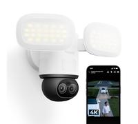Reolink 4K Cámara de Seguridad con Reflector, Doble Lente, PTZ 360°, Zoom híbrido 6×, WiFi 6 Doble Banda, IA Local, Cámara Vigilancia Domicilio Wi-Fi, Audio bidireccional, TrackFlex Floodlight WiFi