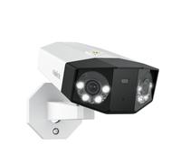 REOLINK Duo 3 PoE 16MP UHD Cámara de seguridad PoE de doble lente con vista panorámica de 180°, pista de movimiento, visión nocturna a color F1.6, detección de personas/vehículos/animales, audio de 2