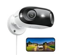 Reolink Elite XPro PoE Cámara de Seguridad PoE 16MP con Doble Lente 180°, Visión Nocturna ColorX/IR, F1.0, detección de Personas/vehículos/Animales, trayectoria, grabación 24/7 y Audio bidireccional