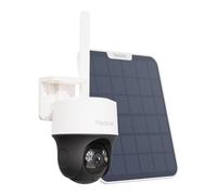 Reolink Go PT S Lite Cámara de Seguridad Exterior, Inalámbrica 4G LTE de 4MP, Panorámica 360° con Inclinación y Seguimiento Automático, Tarjeta SIM Integrada No Extraíble, Alimentación Solar