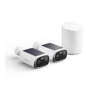 Reolink Home Hub Mini con 2 Argus Solar, cámara de seguridad inalámbrica para exteriores, 5 MP, alimentación por batería, visión nocturna 2K, WiFi de 2,4/5 GHz, alertas inteligentes, comunicación bidi
