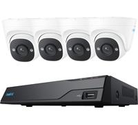 Reolink NVS8-5MD4 Kit de videovigilancia de 8 canales, 4 cámaras domo de 5 MP, NVR PoE de 2 TB