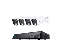 Reolink Sistema de Cámaras de Seguridad 2K+ 5MP NVR de 8 Canales 4 cámaras PoE y Disco Duro de 2TB