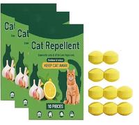 Repelente De Gatos Para Exteriores,Bolas Repelentes Naturales Para Gato,Mantienen a Los Gatos Fuera Del Jardín Césped*3pc