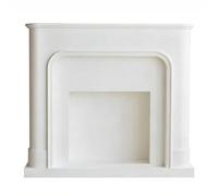 Repisa de chimenea Chimenea decorativa blanca independiente moderno