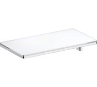 Repisa Duravit para barra de ducha, 210x115x60mm, cromo, 41000610