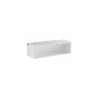 Repisa para baño de 90 cm en MDF lacado color blanco de Unisan