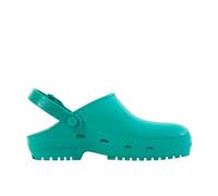 REPOSA MAX - Zuecos Sanitarios Mujer y Hombre en Goma con Suela Antideslizante SRC, Zuecos Enfermera Anatómicos con Correa Ajustable, Zapatos Sanitarios Esterilizables Antishock Transpirables Ligeros