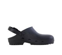 REPOSA MAX - Zuecos Sanitarios Mujer y Hombre en Goma con Suela Antideslizante SRC, Zuecos Enfermera Anatómicos con Correa Ajustable, Zapatos Sanitarios Esterilizables Antishock Transpirables Ligeros