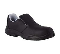REPOSA Nurse - Zapatos de Trabajo Hombre y Mujer con Puntera de Seguridad, Zapatos Sanitarios Mujer Cerrados sin Cordones, Zapatillas Antideslizantes para Enfermería y Cocina Antishock y Antiestáticas