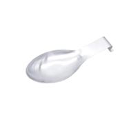 Reposacucharas de Acero Inoxidable 24x9,6cm Resistente | Apto Lavavajillas, para Cocina y Fogones, Plata, Estilo Limpio y Contemporáneo
