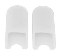 Reposapiés de Silicona para Saxofón, Cojines para Saxofón, Almohadillas Elevadoras de Llaves de Palma con Sillín, Accesorios para Instrumentos de Viento, 2 uds. (Blanco)