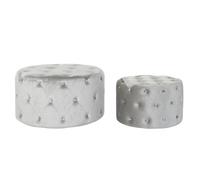 REPOSAPIES SET 2 VELVET MDF 78X78X42 TERCIOPELO FIJALO MB182984