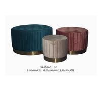 REPOSAPIES SET 3 POLIESTER METAL 80X80X45 FIJALO MB206630