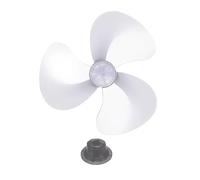 Repuesto de hojas de ventilador, piezas universales eléctricas de 40 cm con cubierta de tuerca, accesorios de ventiladores de pedestal, para interiores, hogar, dormitorio, escritorio, oficina, cocina