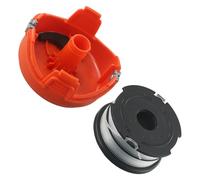 Repuesto de línea de carrete y tapa de cubierta para Black and Decker GL Series modelos 315 350 650 337SB 546SC 650SBC 651SB 652 653 65 656 660 670