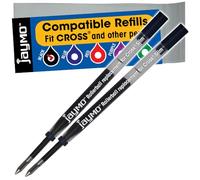 Repuesto para Cross Slim 8910-1 - Recambio de bolígrafo de gel - 2 negros