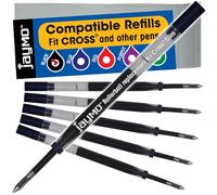 Repuesto para Cross Slim 8910-1 - Recambio de bolígrafo de gel - 6 negros