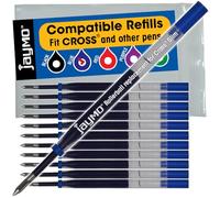 Repuesto para Cross Slim 8910-2 - Recambio de bolígrafo de gel - 12 azules