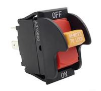 Repuesto para interruptor de palanca para cable Porter 489105-00 1343758 46023 sierra de mesa, prensa de sierra de banda, lijadora, lijadora, cepilladora, 20 A, 125 V, 12 A, 250 V, negro, interruptor