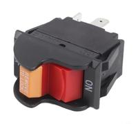 Repuesto para interruptor de palanca para cable Porter para Craftsman - Control de encendido y apagado de 2 pines de 4 pines para sierra de banda de prensa de taladro de enrutador, 20 A, 250 V CA (4