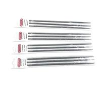 repuestos para Motocicletas para limas Redondas Oregon de 3/16" Motosierra 4,8 mm 70504 70503 12 Piezas Plateada