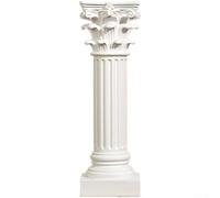 Resina para Romano Templo Pilar para escultura Blanco Abstracto Decoración | Decoración de sala de estar para estantería, abstracto para columna romana para escultura para decoración de oficina en casa