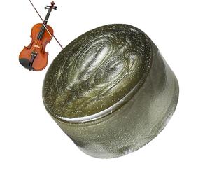 Resina para violín, pulido natural de larga duración, pequeño bloque de resina a prueba de polvo para violín, herramienta compacta para músico para mejorar el sonido del, accesorio de limpieza