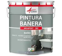 Resina Renovación Bañera Lavabo Plato Ducha 1 kg (hasta 3 m² en 2 capas) Gris Plata - - RAL 7001