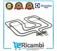 Resistencia Cielo Parrilla Superior 1650W 230V para Horno Rex Electrolux...