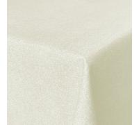 Resistente a las manchas material de calidad mantel para mesa revestido de algodón, resistente al agua y al sucio, lavable., lana-mezcla de tejidos, beige claro, 120 x 140cm