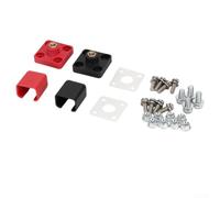 Resistente para bloque de terminales de batería con chapado en plata para superficie para carretilla elevadora eléctrica y maquinaria ferroviaria rojo negro Ip67 conector impermeable par nominal 250a