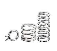 Resorte de compresión Resorte comprimido de acero inoxidable 304, diámetro alambre 1,2mm, externo, resorte presión 6-22mm, 10 Uds(10mm(10Pcs),15MM_1.2MM)