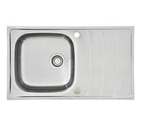 Respekta Miami Fregadero, inox, 86x50 cm, 1 cubeta