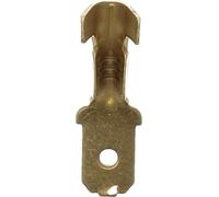 Restagraf Terminal Plana Desnuda Macho en Caja, 4,8 mm x 0,5 mm, 0,5 a 1,5 mm2, Lote de 100