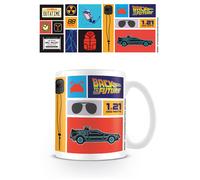 Retour vers le futur rd-rs660215 taza de cerámica de 315 ml (colecci?