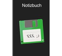 Retro Diskette Notizbuch lustig 90er Floppy Design nostalgie journal vintage humor geek: Notizheft tagebuch schreibheft notebook notizen computer oldschool büro witzig geschenk idee
