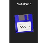 Retro Diskette Notizbuch lustig 90er Floppy Design nostalgie journal vintage humor geek: Notizheft tagebuch schreibheft notebook notizen computer oldschool büro witzig geschenk idee