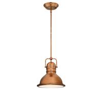 Retro Lámpara Colgante Boswell Cobre E27 Iluminación de Techo Habitación Comedor