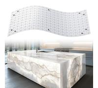 Retroiluminación LED suaves Blanco 6000K 24V 36W, Panel LED Regulable Compatible con Alexa, Luz Flexible con Mando y Control por APP, 50x25 cm para Mármol, Ónix y Encimeras de Cuarzo (4 Pack)