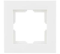 REV 0239840104 Matrix Single Frame Matt White Instalación montada en Superficie, 1-fach