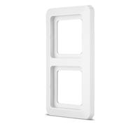 REV 0501610551 AquaKombi - Marco para 2 enchufes para Cubierta de Interruptor y Enchufe, Color Blanco