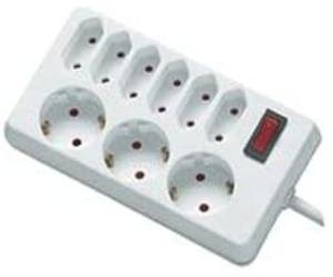 Rev socket line, 9-fold, 1,4m base múltiple