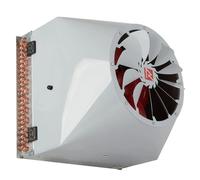 Reventon Aerotermo para calefacción de naves con batería de calefacción - Serie Farmer HCF