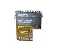Revestimiento blanco fachadas restora profesional 15l